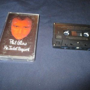 Phil Collins - No Jacket Required on cassette (Atlantic Records Canada, 1985)